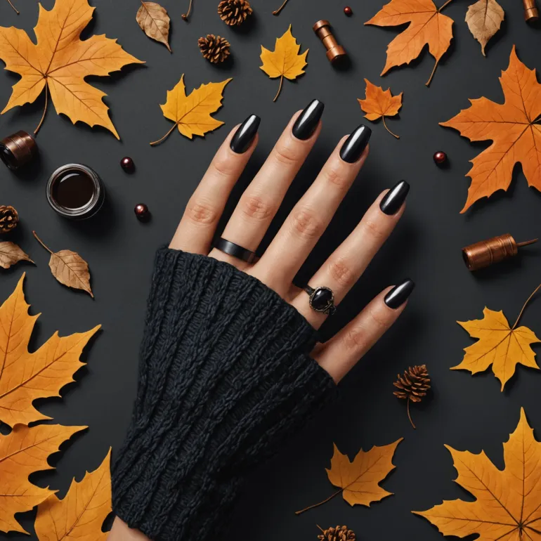 Темный маникюр: тренды осени, которые подчеркнут ваш стиль