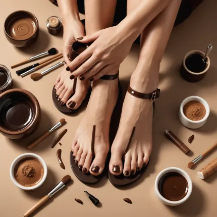 Коричневый педикюр — преимущества, недостатки и альтернативы