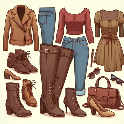 Коричневые ботинки женские: с чем носить и как сочетать