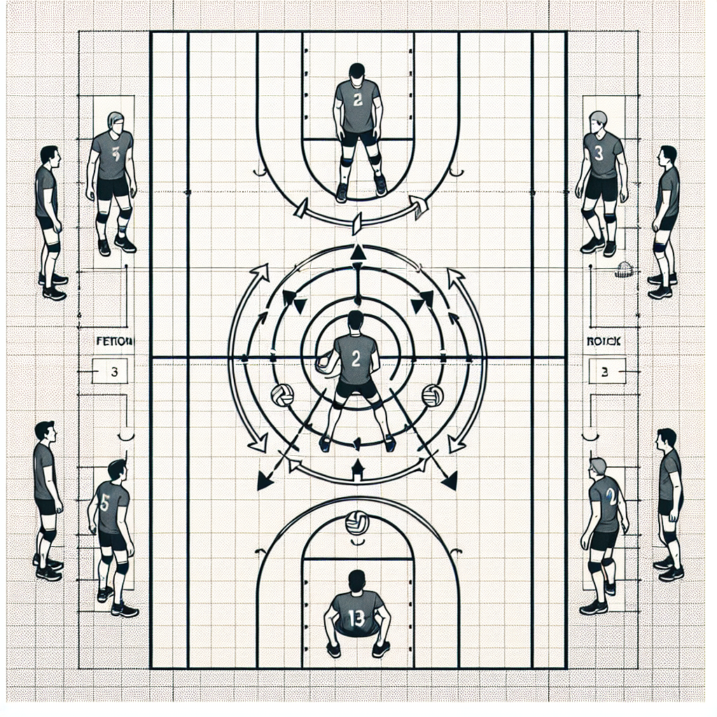 расстановка в волейболе 5-1