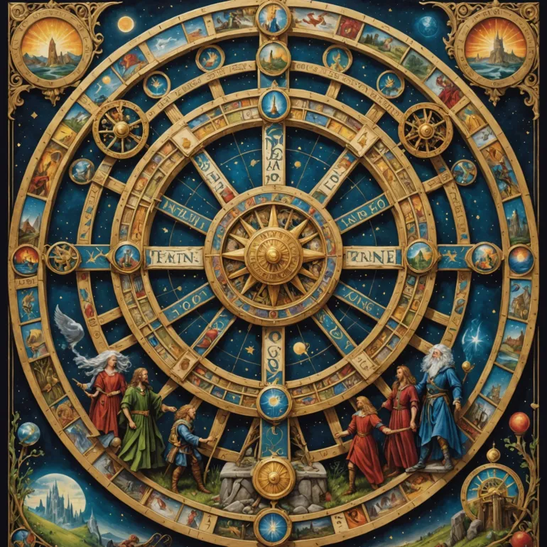 Десятый аркан — Колесо Фортуны в таро: ключ к пониманию перемен и циклов судьбы